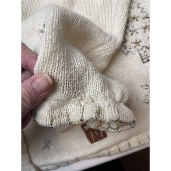 Designer Originals Studio Women's Christmas Sweater Trees Size Large - Picture 13 of 15